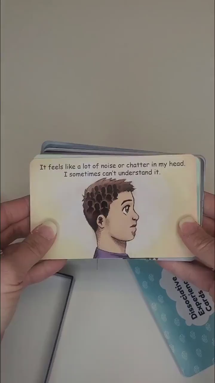 Dissociative Experiences Cards-For Counselors, Clients, EMDR, Trauma Work, DID/Dissociation Counseling